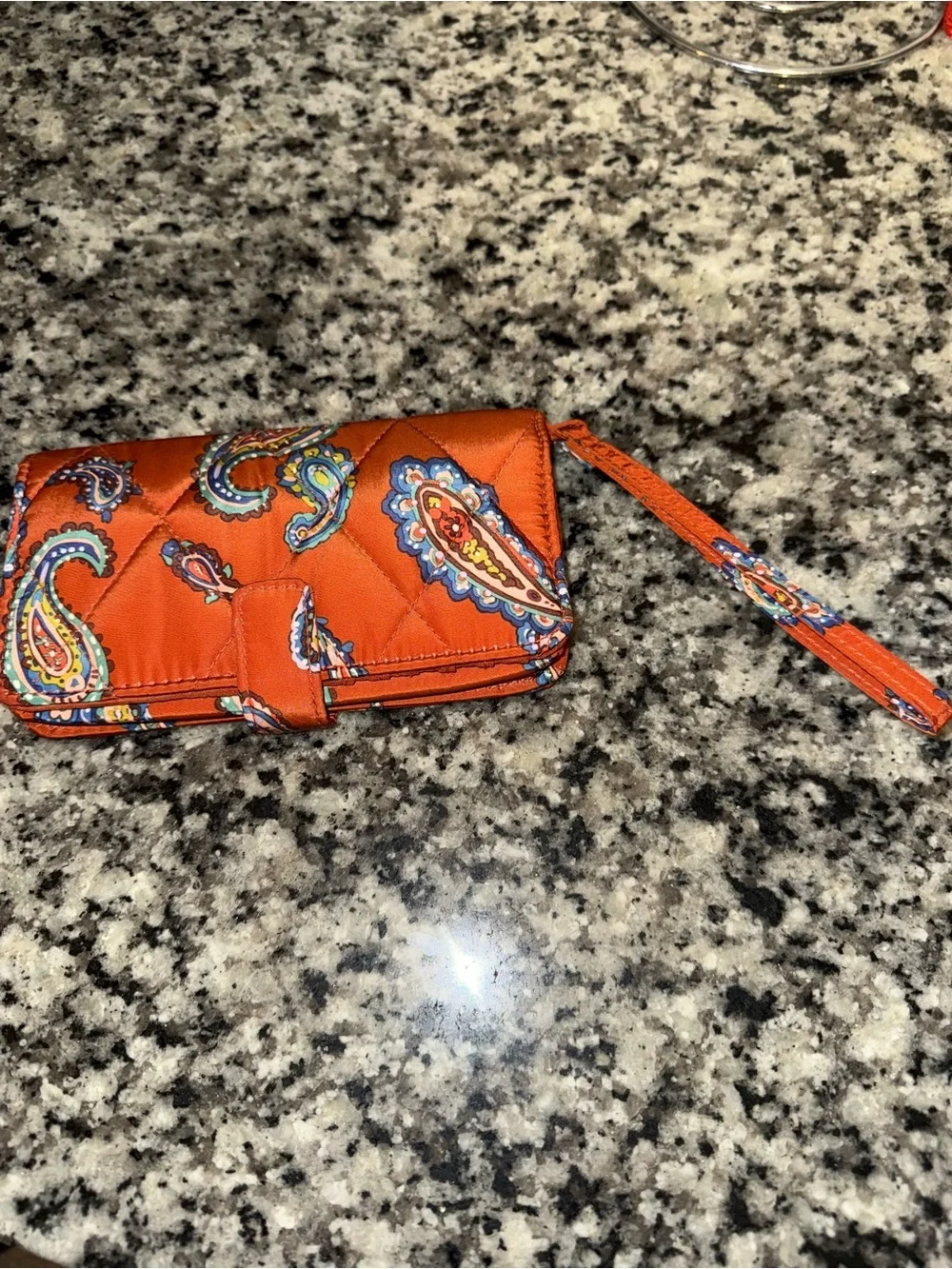 Vera Bradley Women's Outlet Ultralight Phone Wristlet Manor Paisley